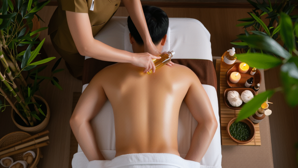 oil therapy massage